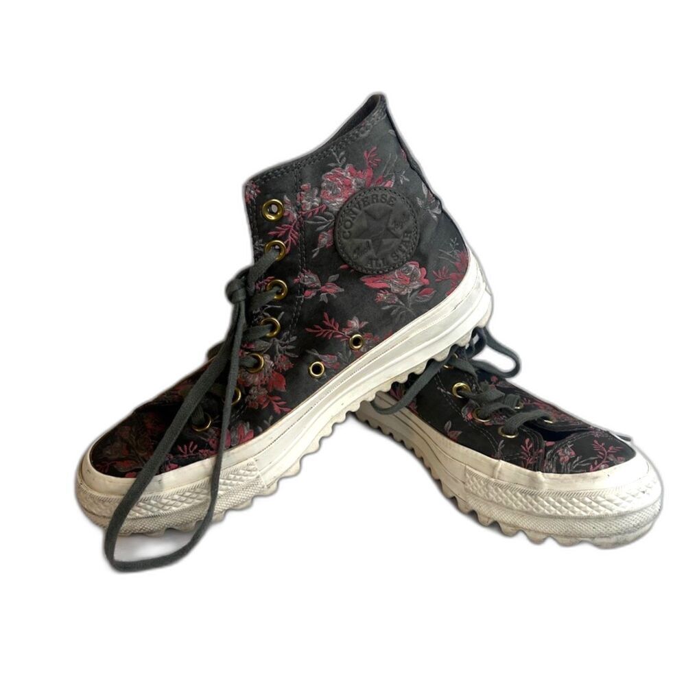 Converse All Star Chuck Taylor Parkway Floral Lace‎ Up High Top Sneaker Size 6.5